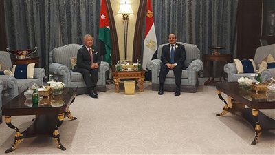 الرئيس السيسي والعاهل الأردني يبحثان جهود وقف إطلاق النار في غزة ولبنان