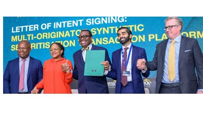 بنك التنمية الأفريقي يوقع اتفاقية لإنشاء منصة توريق اصطناعية أفريقية