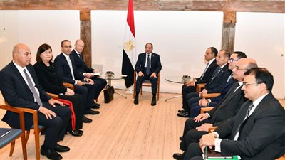 السيسي يبحث فرص تعزيز استثمارات «شركاء كوبنهاجن للبنية التحتية» في مصر
