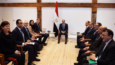 الرئيس السيسي يبحث فرص تعزيز التعاون مع شركة «ميرسك»