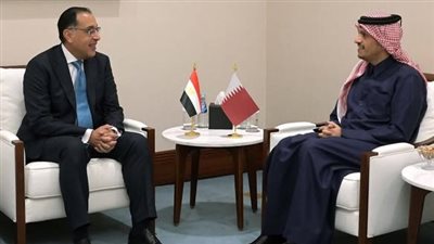 رئيس الوزراء يبحث مع نظيره القطري تعزيز التعاون المشترك في مختلف المجالات
