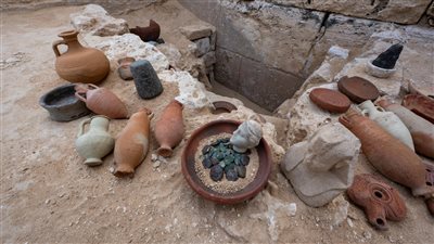 كشف أثري جديد بمعبد تابوزيريس ماجنا غرب الإسكندرية