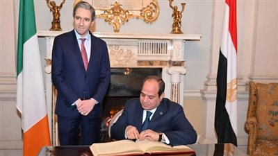 السيسي يبحث مع رئيس وزراء أيرلندا تعزيز العلاقات والاستثمارات المشتركة