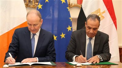 مصر وايرلندا توقعان مذكرة تفاهم لتدشين آلية للتشاور السياسي