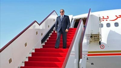 الرئيس السيسي يتوجه إلى العاصمة الإماراتية أبوظبي