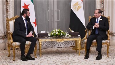 الرئيس السيسي يؤكد حرص مصر على وحدة الأراضي السورية وسلامتها
