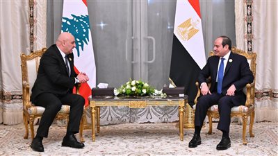 السيسي يؤكد إستعداد الشركات المصرية للانخراط بفعالية في إعادة إعمار لبنان