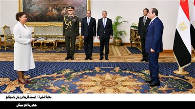 الرئيس السيسي يتسلم أوراق اعتماد 23 سفيرًا جديدًا