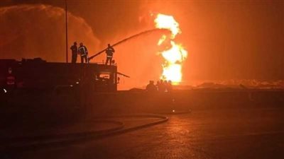 «البترول» تعلن أسباب اشتعال خط الغاز بطريق الواحات في أكتوبر