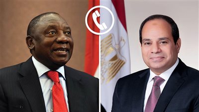 السيسي يبحث مع رئيس جنوب أفريقيا سبل تطوير الشراكة الاقتصادية والتجارية والاستثمارية