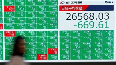 نيكاي الياباني يتراجع بضغط من مخاوف الاستثمار في قطاع التكنولوجيا