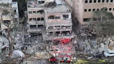 صاروخ إيراني يسقط قرب السفارة الأمريكية في تل أبيب