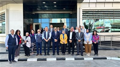 وفود دولية رفيعة المستوى تتفقد منظومة التأمين الصحي الشامل بمدن القناة