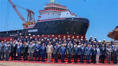 «ترسانة الإسكندرية» تدشن قاطرة الإنقاذ «الإسماعيلية 1» بقوة شد 190 طن