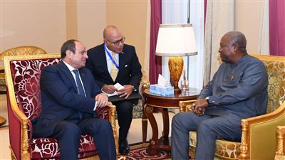 الرئيس السيسي يبحث مع نظيره الغاني سبل تعزيز العمل الجماعي في أفريقيا