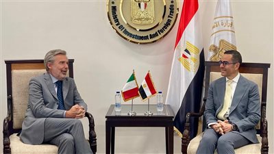 مصر وإيطاليا تبحثان تعزيز التعاون الاقتصادي والاستثماري المشترك