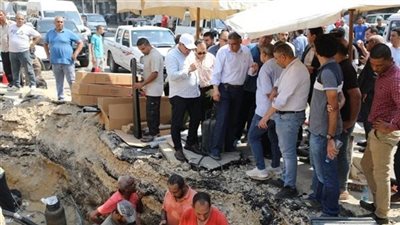 عودة التيار الكهربائى لمحطة محولات جزيرة الدهب بعد إصلاح الكابل 2