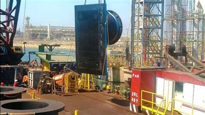 شركة خدمات البترول البحرية تنتهي من تطوير رصيف UGD بميناء دمياط