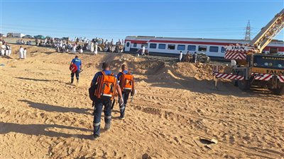 الصحة: ارتفاع أعداد مصابي حادث قطار مطروح إلى 94 مصابًا