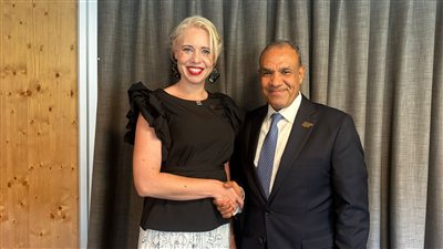 مصر وسلوفينيا تبحثان التعاون بمجالات الطاقة المتجددة والخدمات اللوجستية