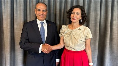 وزير الخارجية يبحث مع المفوضة الأوروبية تطورات الأوضاع في قطاع غزة