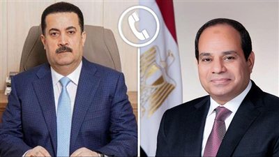 الرئيس السيسي يبحث سُبل تعزيز العلاقات الثنائية بين مصر والعراق