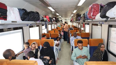 نقل 15.1 ألف راكب سوداني عبر قطارات سكك حديد مصر 