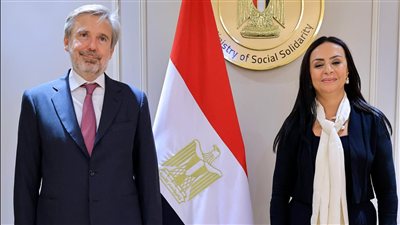 وزيرة التضامن تبحث مع سفير إيطاليا تعزيز التعاون بمجالات التمكين الاقتصادي