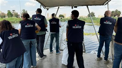 بنك saib يشارك فى مبادرة لتنظيف مياه النيل من المخلفات بالجيزة