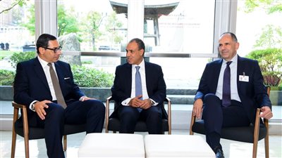 وزير الخارجية يبحث التنسيق والتعاون المشترك مع وزيرى خارجية اليونان وقبرص