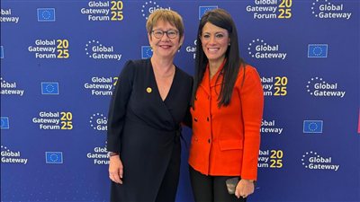 «المشاط» تبحث تعزيز التعاون مع البنك الأوروبي لإعادة الإعمار والتنمية