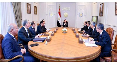 السيسي يبحث خطط مجموعة «CNCEC» الصينية لتوسيع استثماراتها في مصر