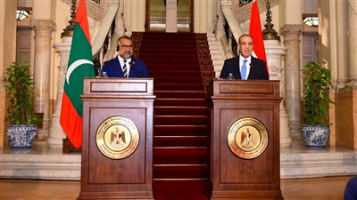 توقيع مذكرة تفاهم لدعم التعاون الاقتصادي و السياحى بين مصر والمالديف