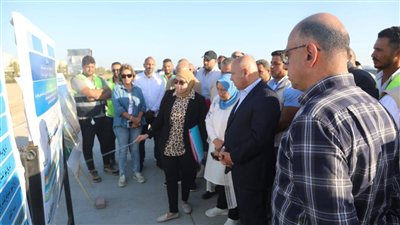 وزير النقل يتفقد مشروعات تطوير الطريق الدولي الساحلي