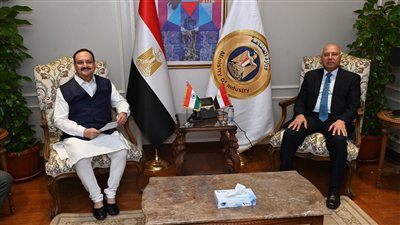 مباحثات مصرية - هندية لتعزيز التعاون المشترك في مجالي الصناعة والنقل