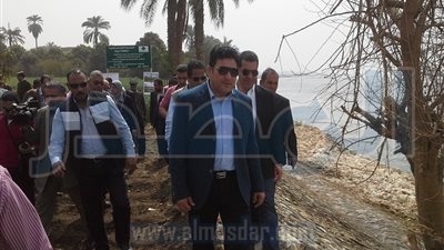 حسام مغازي يتفقد أعمال البناء بـ