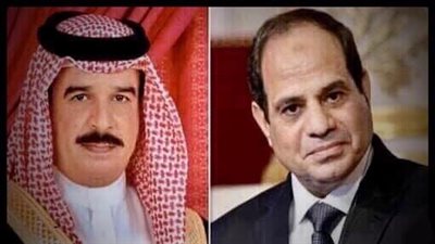 السيسى يستقبل ملك البحرين فى شرم الشيخ
