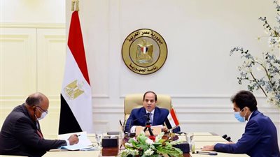 السيسى يشارك في المؤتمر الدولى لدعم لبنان عبر الفيديو كونفرانس