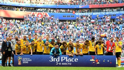 بلجيكا تهزم إنجلترا 2-0 وتحقق برونزية كأس العالم لأول مرة فى تاريخها