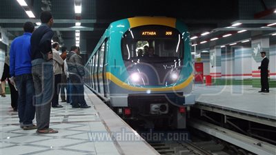 عودة حركة القطارات بالخط الأول لمترو الأنفاق بكامل طاقتها