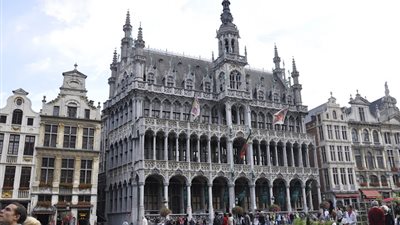 بالفيديو.. مظاهرة في بروكسيل للتنديد بالتقشف