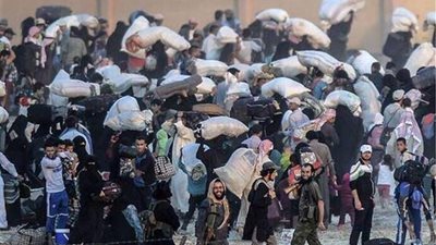 بالفيديو..السوريون يعودون إلى بلدة 