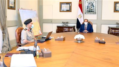 السيسى يوجه بالحفاظ على الكفاءة وأعلى درجات الجاهزية والاستعداد القتالى