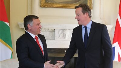 رئيس الوزراء البريطاني والعاهل الأردني يبحثان جهود مكافحة تنظيم 