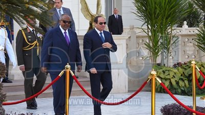 رئيس جيبوتي يغادر القاهرة 