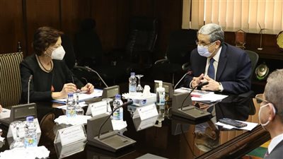 وزير الكهرباء يناقش تعزيز التعاون المستقبلي مع بنك الاستثمار الأوروبى 