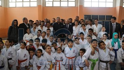 خالد عبد العزيز يتفقد مركز شباب مدينة الشهداء بالمنوفية