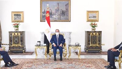 السيسى يبحث مع الممثل الأعلى للاتحاد الأوروبى الأزمة الليبية وسد النهضة