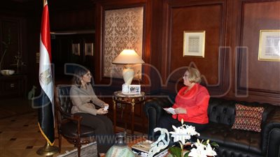 سحر نصر تلتقي السفيرة الفنلندية لتنشيط التعاون بين البلدين