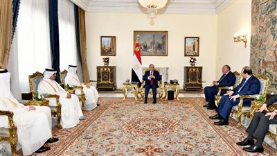 الرئيس السيسي  يبحث مع وزير خارجية قطر سبل تعزيز العلاقات الثنائية على مختلف الأصعدة